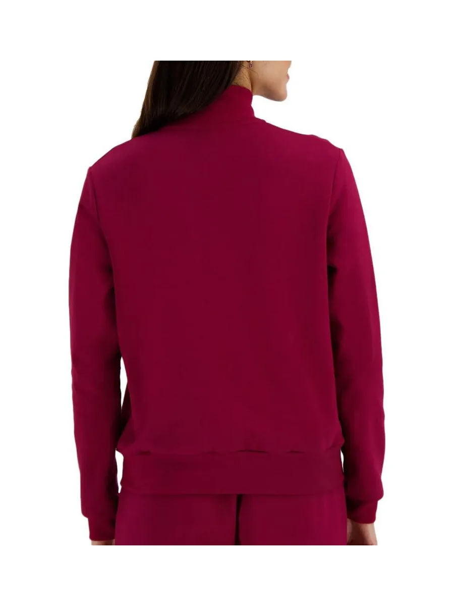 Sweat Zippé Bordeaux Femme Le Coq Sportif Heritage 2
