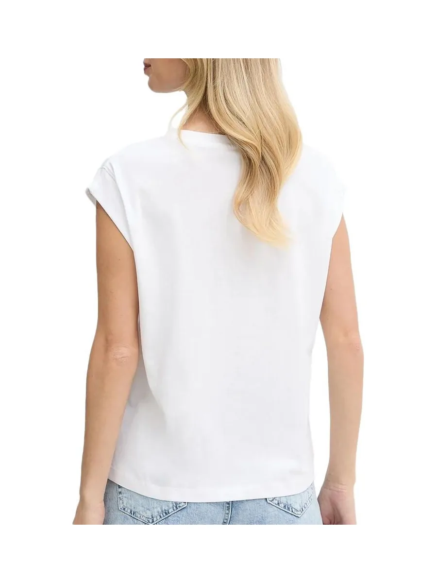 T-shirt Blanc Femme Pepe Jeans Aurore 3
