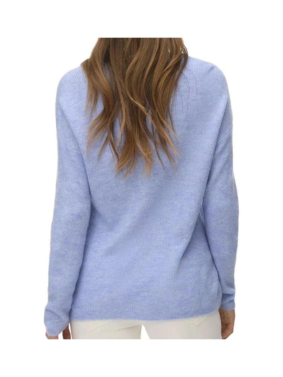 Pull Bleu Femme Vero Moda Crew 3