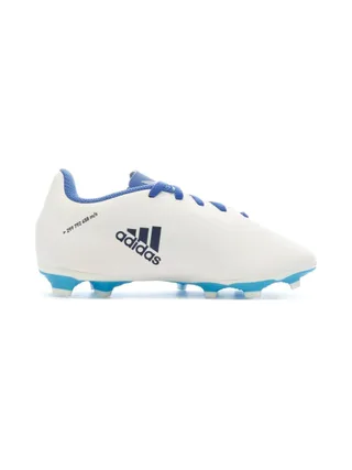 Chaussures de football Blanche/Bleu Garçon Adidas X Speedflow.4 Fxg J 2