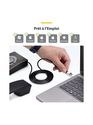 USB-C to RJ9 Adapter for Handset/Headset 9
