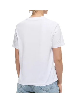 T-Shirt Blanc Femme Calvin Klein Hero Classic 2