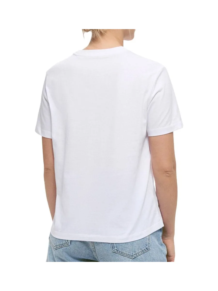 T-Shirt Blanc Femme Calvin Klein Hero Classic 3