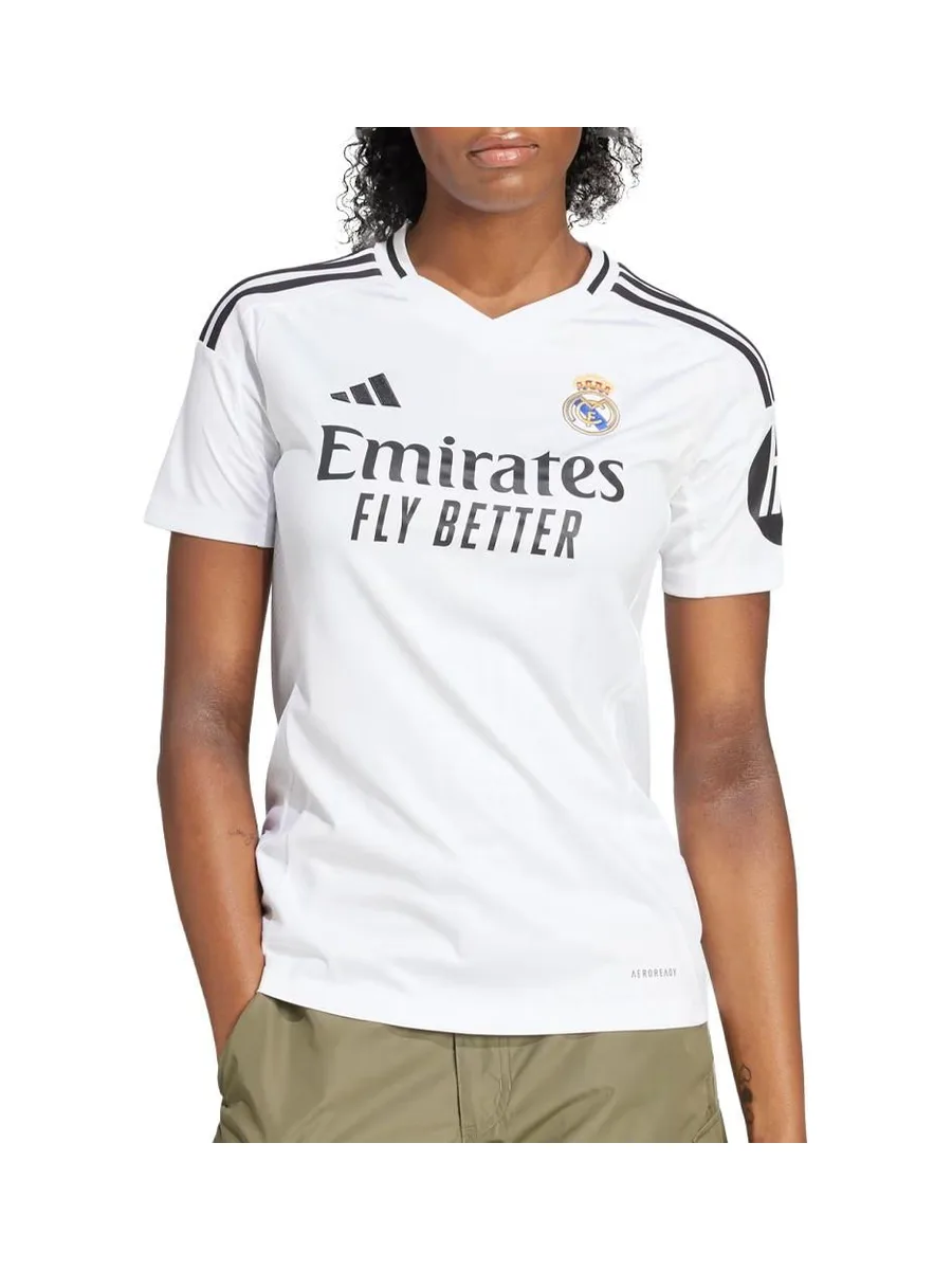 Real Madrid Maillot de Football Blanc Femme Adidas 24/25 2