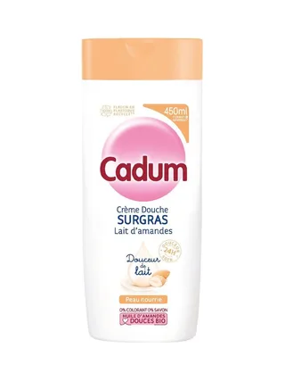 Crème Douche Surgras Lait d'amandes Cadum 450ml 1