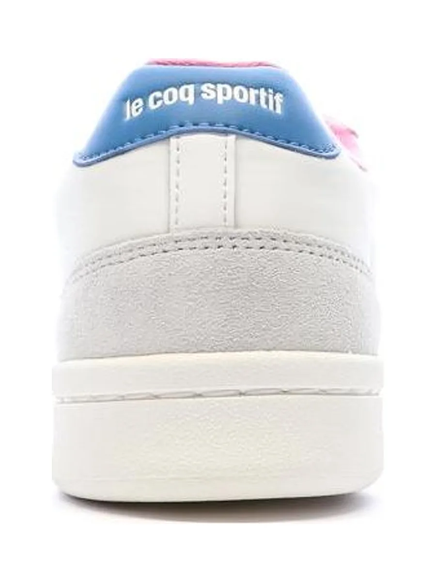 Baskets Blanches/Roses/Bleu Femme Le Coq Sportif Noah 4