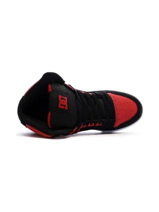 Baskets Noir/Rouges Homme Dc shoes Pure 4
