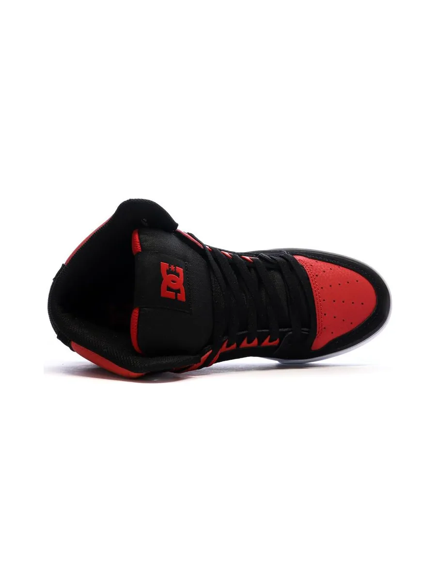 Baskets Noir/Rouges Homme Dc shoes Pure 5