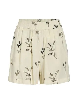 Short Écru/Noir Femme Vila Viwillis 1