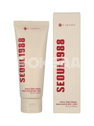 K-Secret Seoul 1988 Cream Snail Mucin 93% + Rice 100ml 1