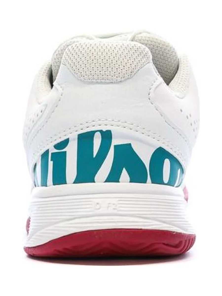 Chaussures de tennis Blanches/Bordeaux Junior Wilson Kaos 4