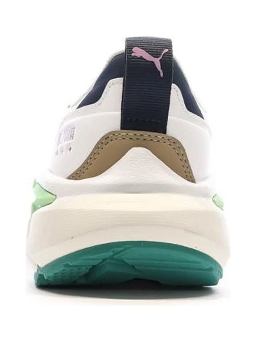 Baskets Blanches/Vertes Femme Puma Spina 3