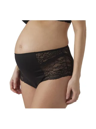 x2 Culottes de Grossesse Violette/Noir Femme Mamalicious Senia 3