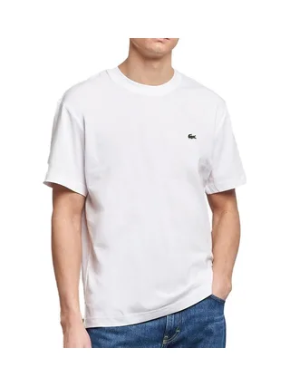 T-shirt Blanc Homme Lacoste Klassiek 1