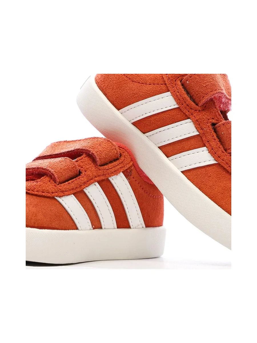 Baskets Rouges/Blanches Fille Adidas Grand Court 3.0 8