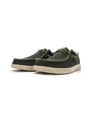 Chaussures Kaki Homme Hey Dude Wally Sox Pine 6