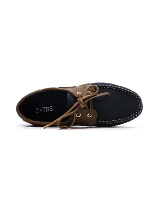 Chaussures Bateau Marine/Marron TBS Hellios 4
