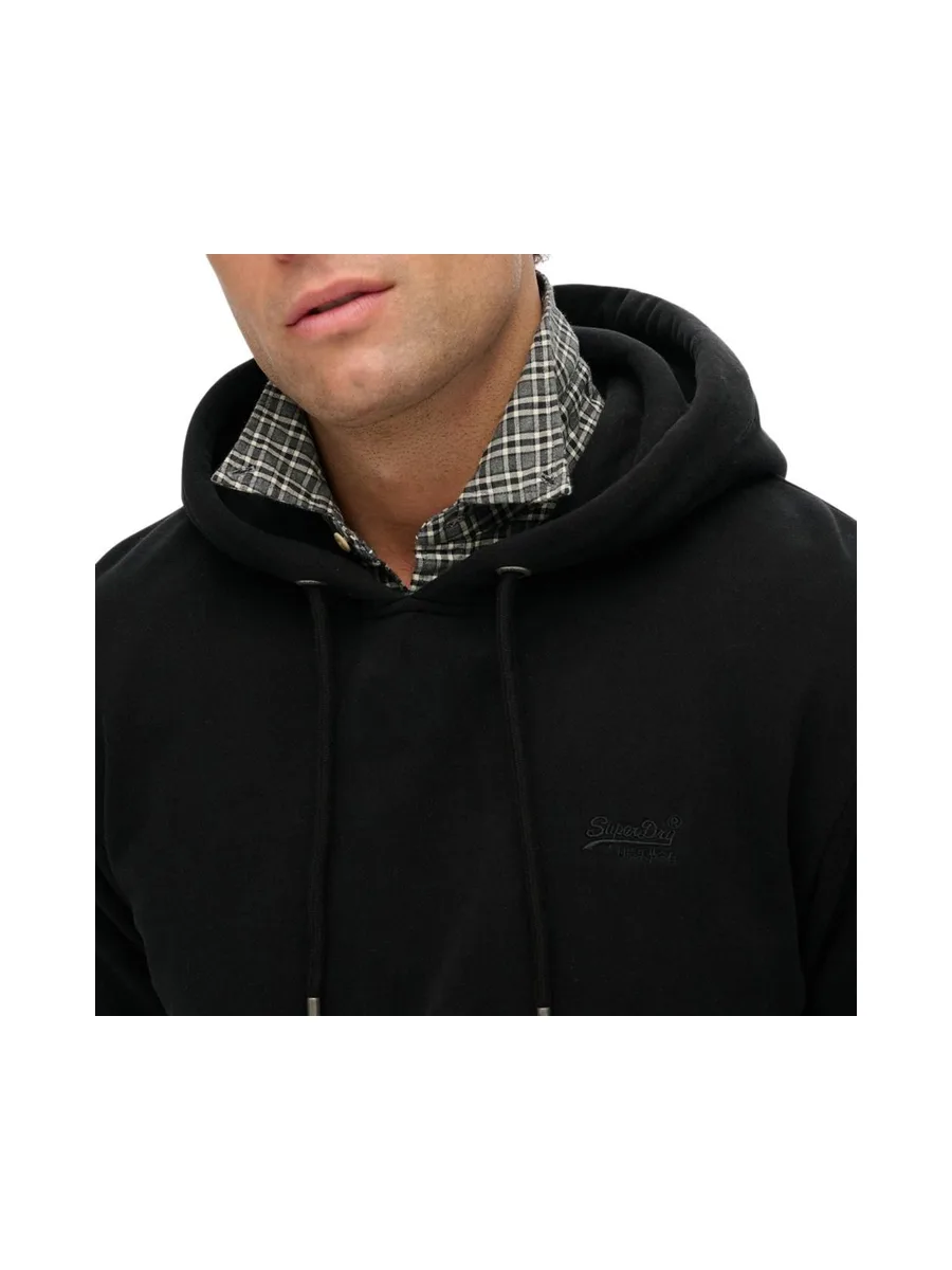 Sweat Noir Homme Superdry Essential Logo HB 2