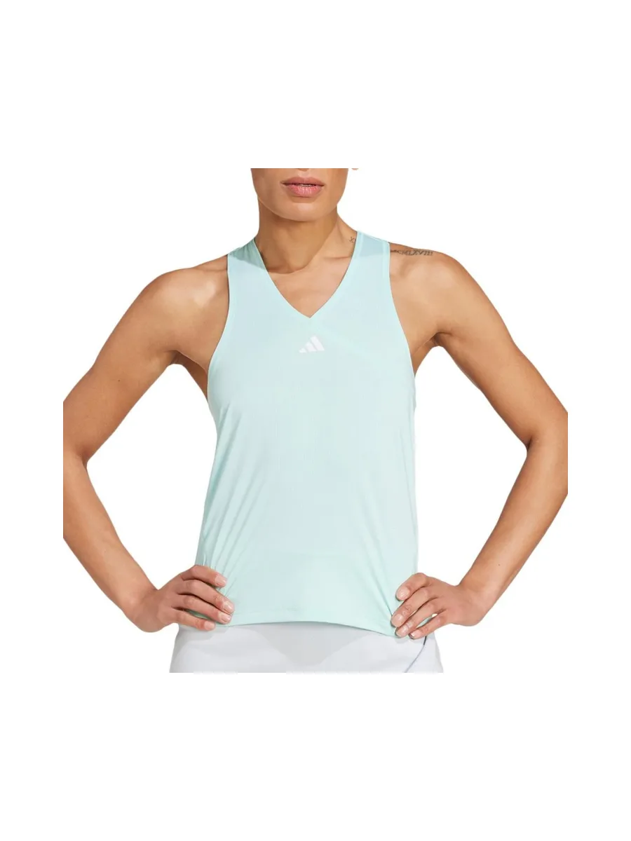 Débardeur Bleu Femme Adidas Club Tank 1