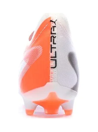 Chaussures de football Blanches/Oranges Homme Puma Ultra 5 Match 3