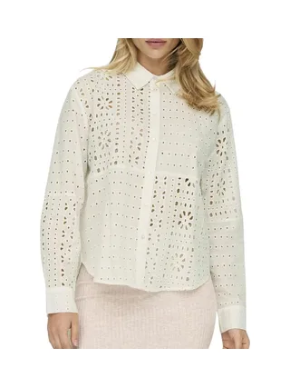 Blouse Blanche Femme JDY Miso Anglaise 1