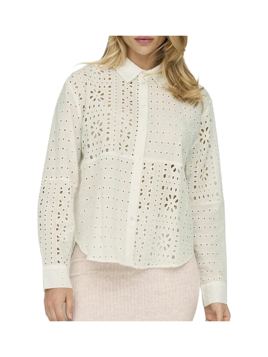 Blouse Blanche Femme JDY Miso Anglaise 2