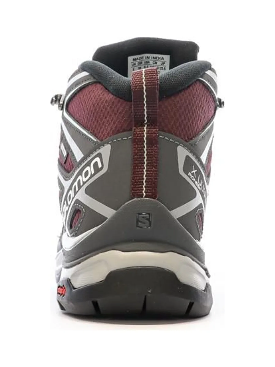 Chaussures de Randonnée Gris/Bordeaux Femme Salomon X Ultra Pi 4