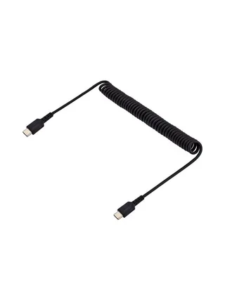 3ft USB C Charging Cable Coiled M/M 3