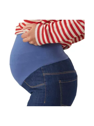 Jeans Skinny Bleu Foncé Femme Mamalicous Cilia 3