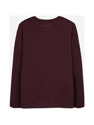 T-Shirt Manches Longues Bordeaux Garçon Teddy Smith Evan 2