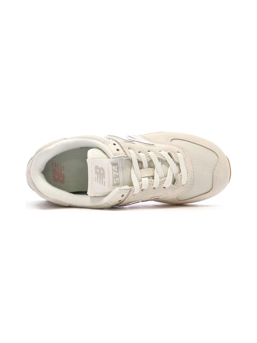 Baskets Beige/Rose Femme New Balance 574 5
