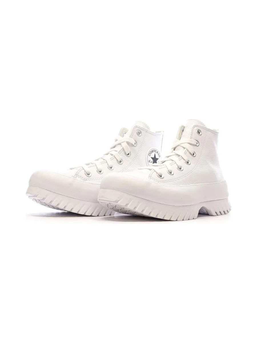 Baskets Blanches Femme Converse All Star Lugged A03705C 7