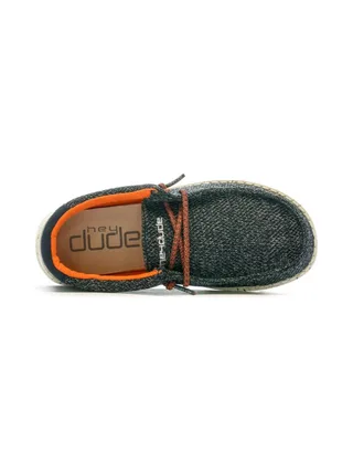 Chaussures Marine Garçon Hey Dude Wally Youth 4