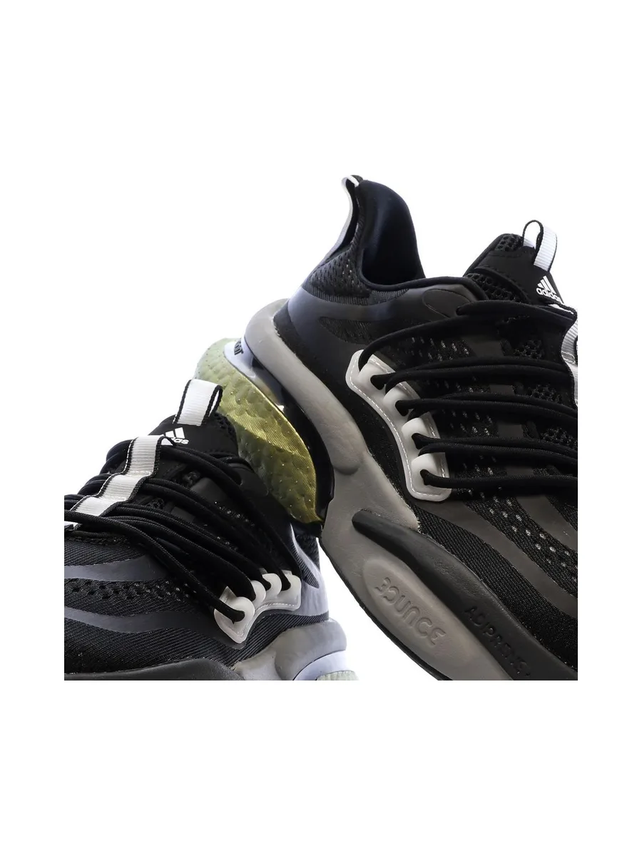 Baskets Noires/Grises Homme Adidas Alphaboost 8