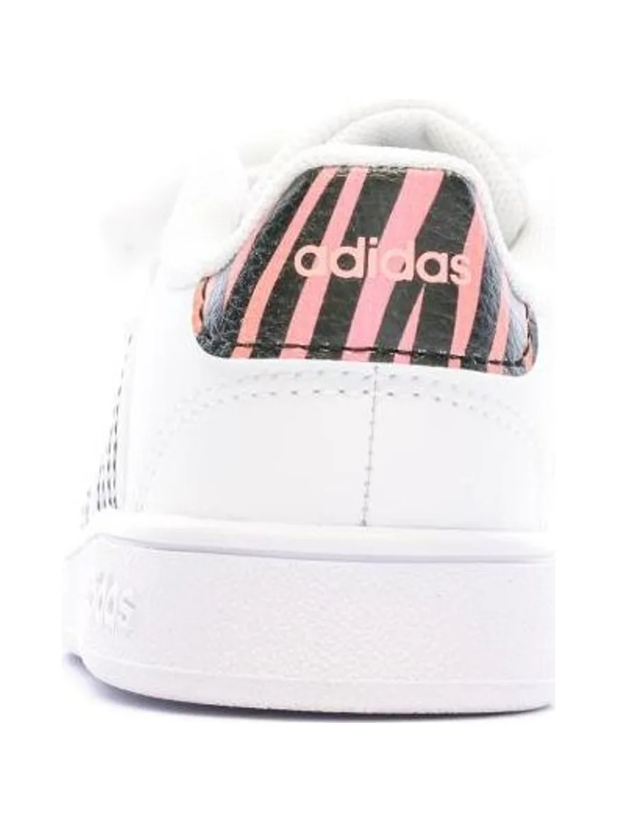 Baskets Blanche Garçon Adidas Grand Court Cf I 3