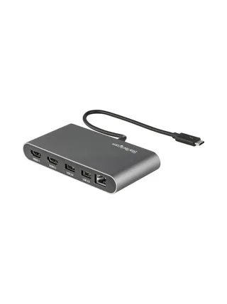 Thunderbolt 3 mini dock x2 HDMI monitors 1