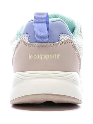 Baskets Blanc/Vert/Jaune Fille Le Coq Sportif Lsc Runner 3