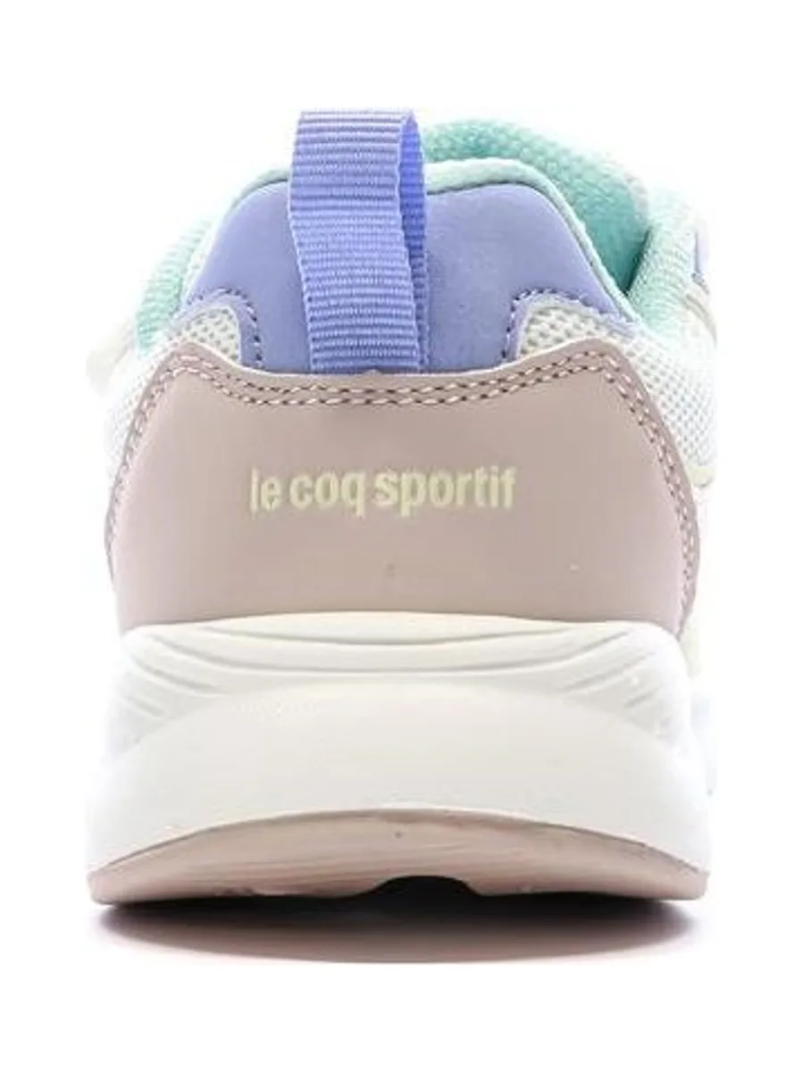 Baskets Blanc/Vert/Jaune Fille Le Coq Sportif Lsc Runner 3
