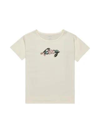 T-Shirt Blanc Fille Roxy Day and night 1