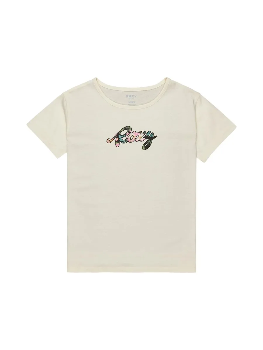 T-Shirt Blanc Fille Roxy Day and night 2