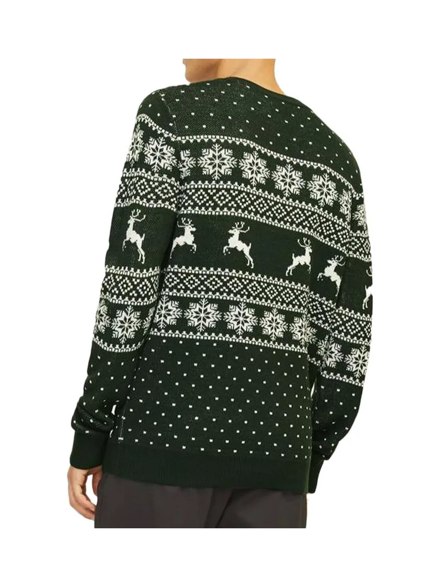 Pull de Noel Vert Homme Jack & Jones Xmas Gabriel 2