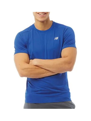 T-shirt Bleu Homme New Balance Core 1
