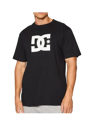 T-Shirt Noir/Blanc Homme Dc shoes Star 1