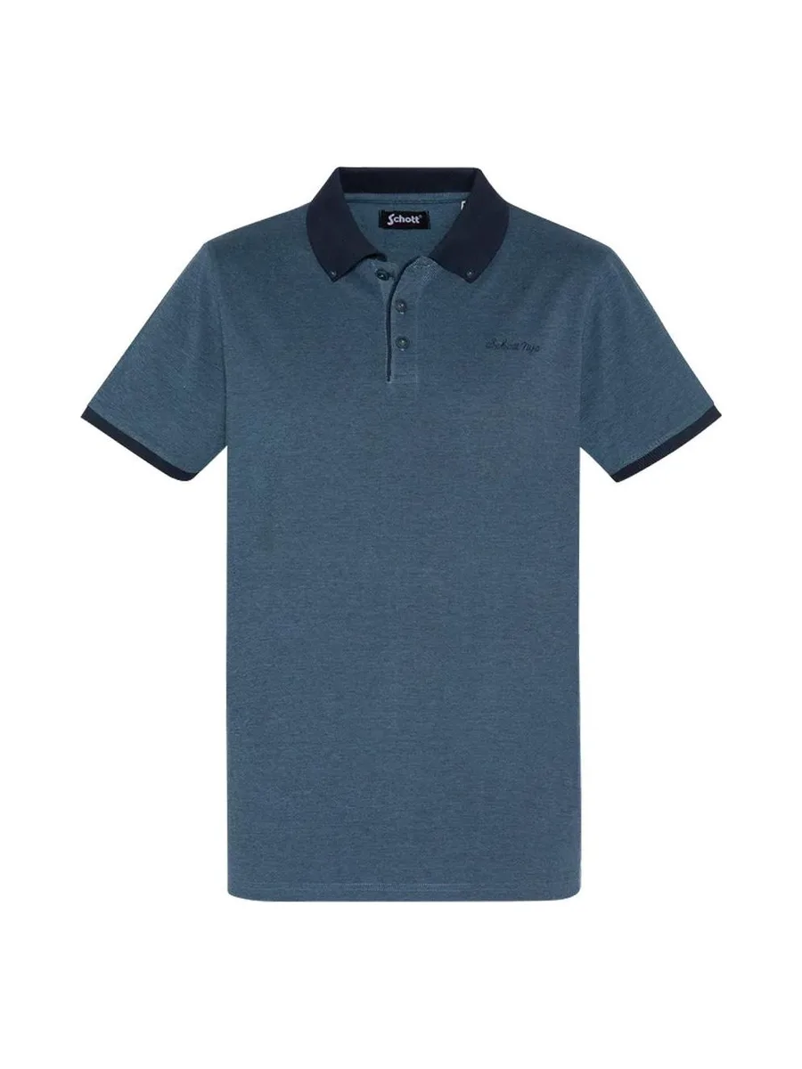 Polo Marine Homme Schott PSPENY 1