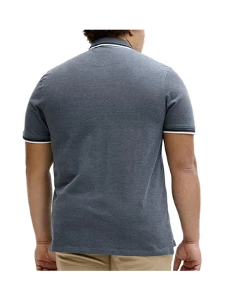Polo Bleu chiné Homme Jack & Jones Paulos 2
