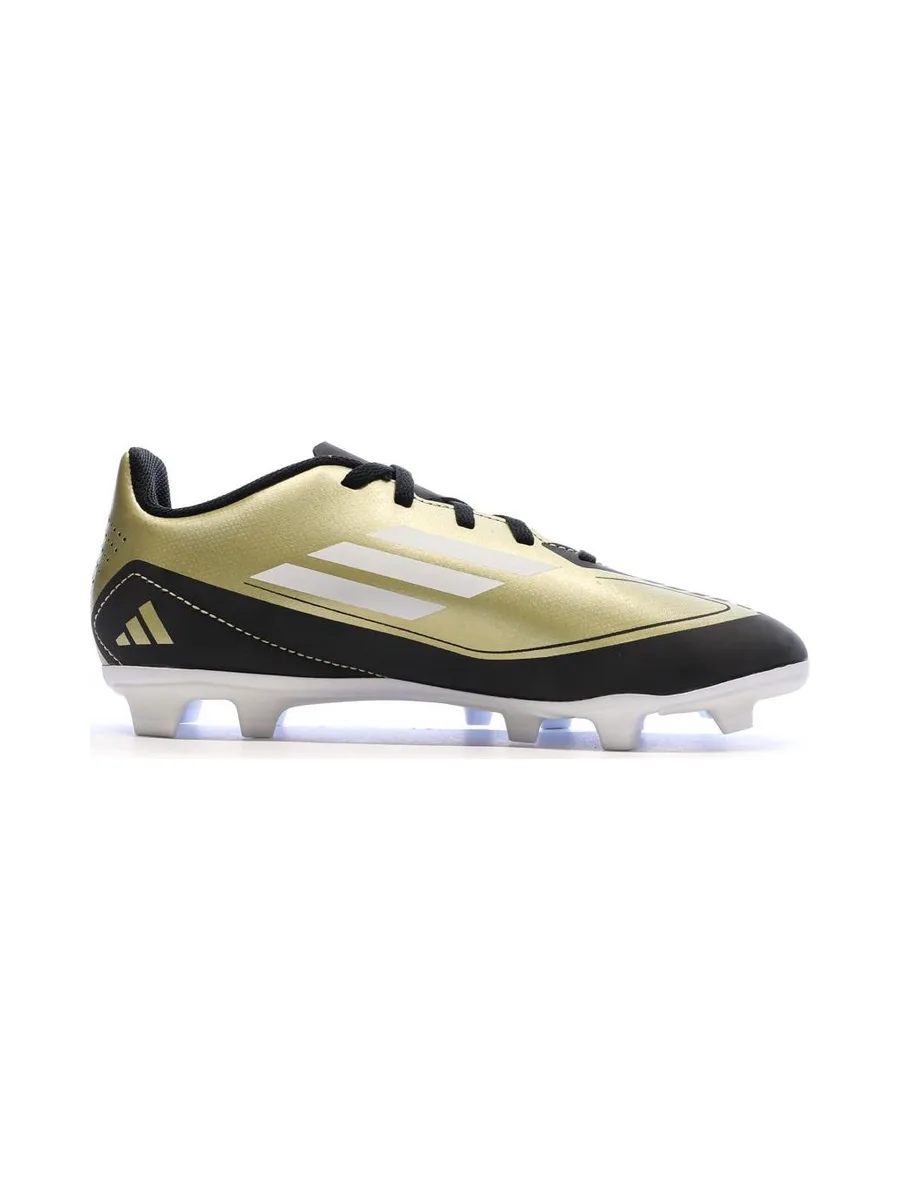 Chaussures de football Noires/Dorés Garçon Adidas Messi 2