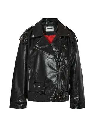 Veste Similicuir Noir Femme Noisy May Paulina Biker 1