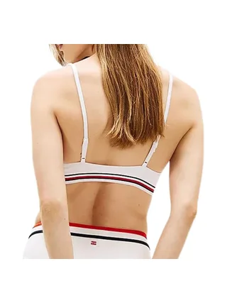 Haut de bikini Blanc Femme Tommy Hilfiger Stripe 2