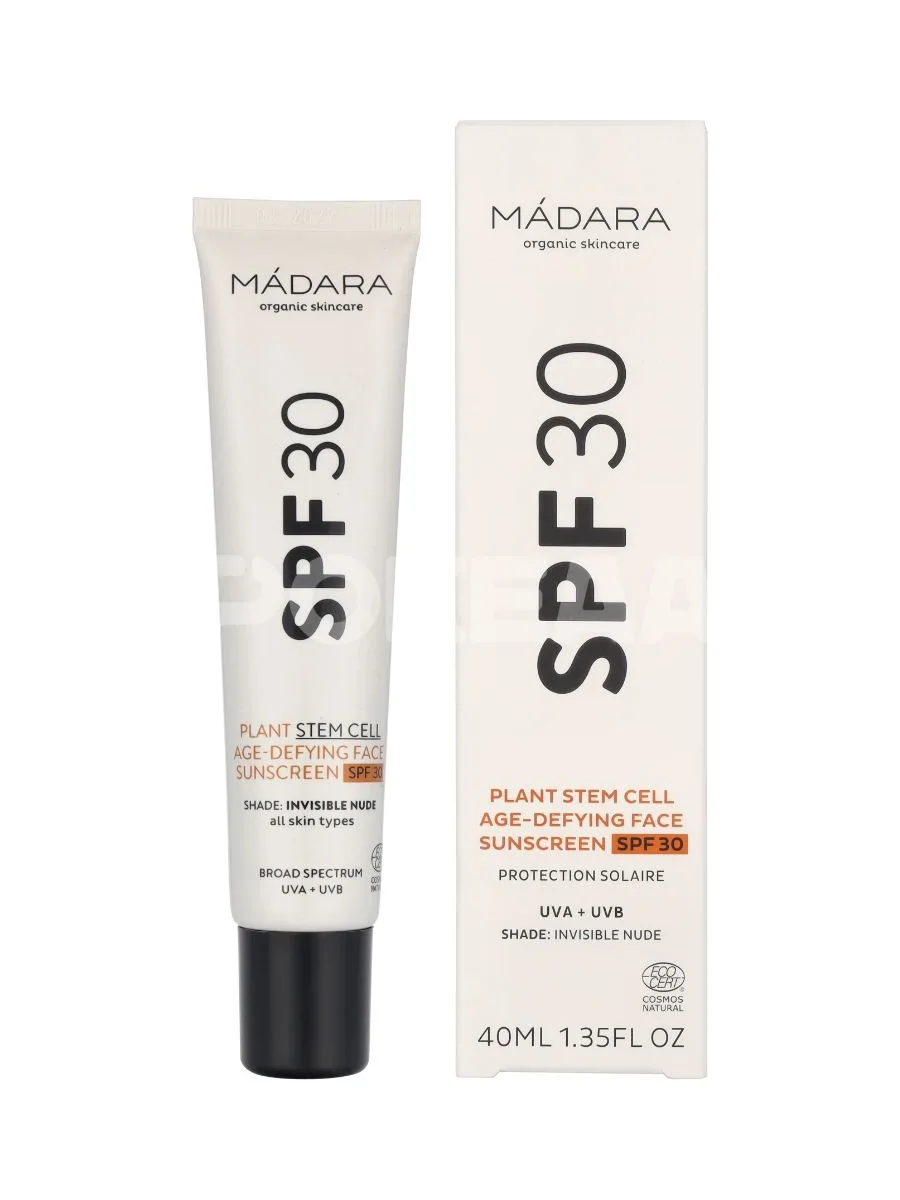 Madara Plant Stem Cell Age Defying Sunscreen SPF30 40ml - All Skin Types 1