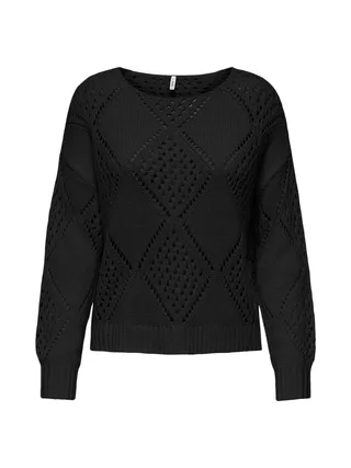 Pull Noir Femme Only Patricia 1